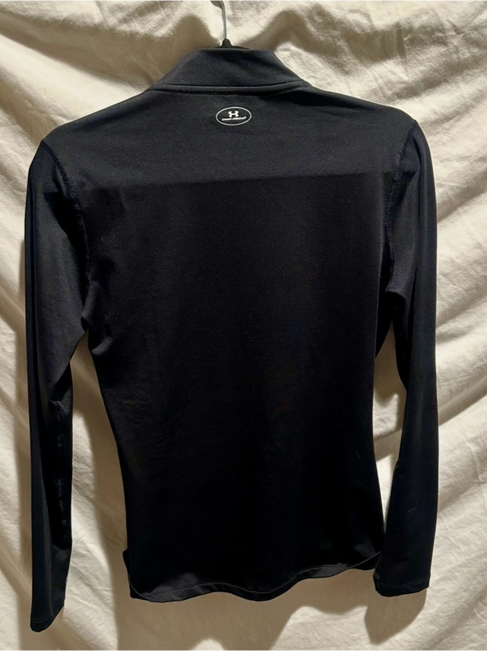 Women’s Under Armour Black ColdGear Compression Mock-Neck Top - Picture 2 of 5
